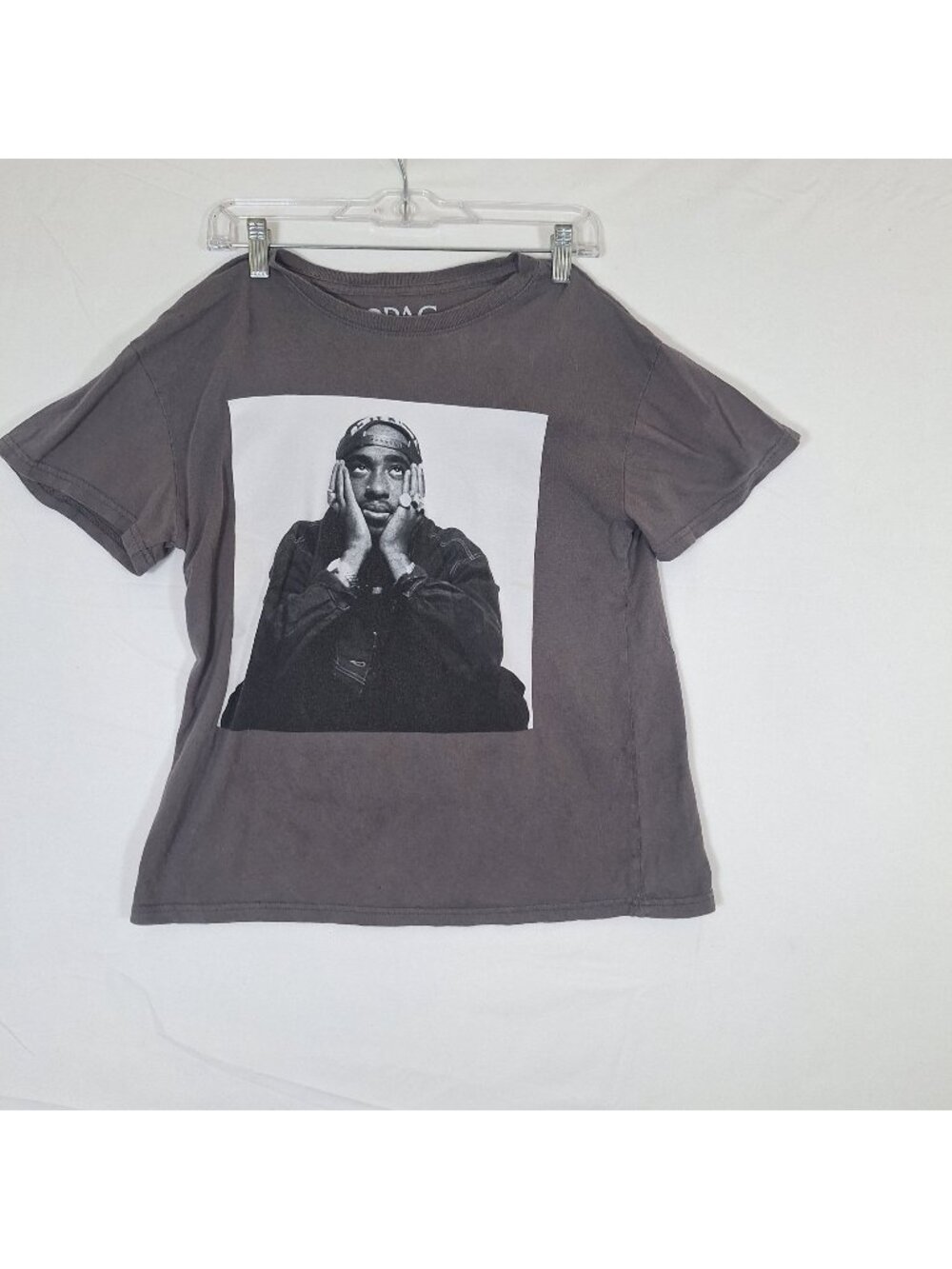 2Pac Gray Short Sleeve tshirt size Medium